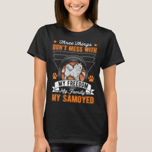 Samoyed Freedom Family Samoyed T-Shirt