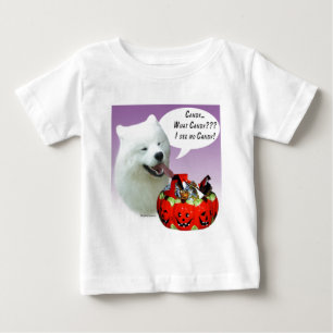 Samoyed Halloween Candy Baby T-Shirt