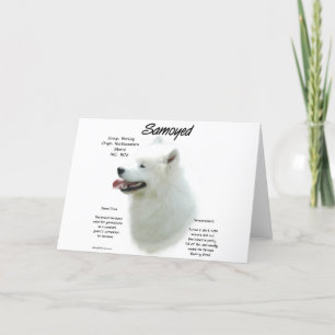 Samoyed History Design Card