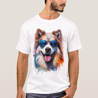 Samoyed in Color  T-Shirt