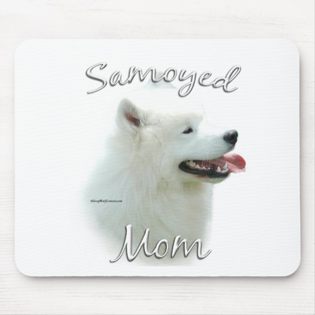 Samoyed Mom 2 Mouse Pad (Front)