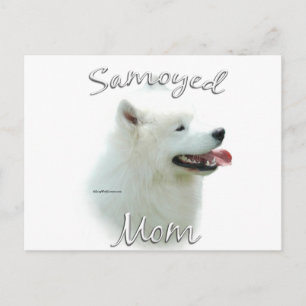 Samoyed Mom 2 Postcard