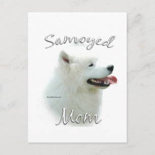 Samoyed Mom 2 Postcard