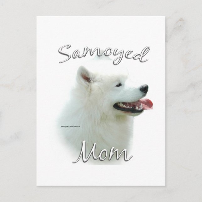 Samoyed Mom 2 Postcard (Front)