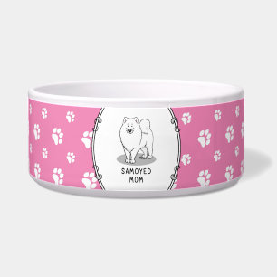 Samoyed Mom (white) Cute Fun Dog Mom