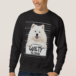 Samoyed Mugshot Guilty Dog Sweatshirt