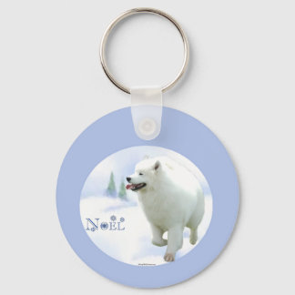 Samoyed Noel  Keychain