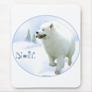 Samoyed Noel Mouse Pad