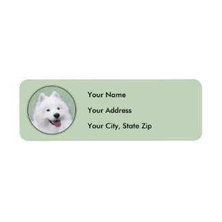 Samoyed Painting - Cute Original Dog Art