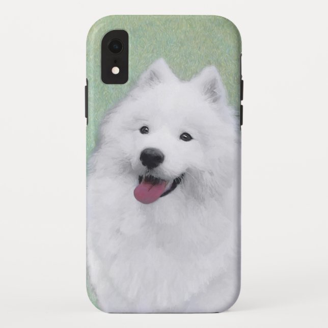 Samoyed Painting - Cute Original Dog Art Case-Mate iPhone Case (Back)