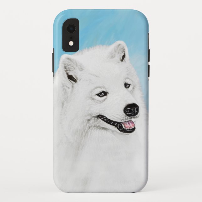 Samoyed Painting - Cute Original Dog Art Case-Mate iPhone Case (Back)