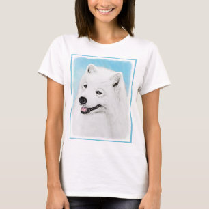 Samoyed Painting - Cute Original Dog Art T-Shirt