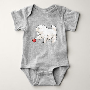 Samoyed Puppy Baby Bodysuit