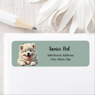 Samoyed Return Address Label