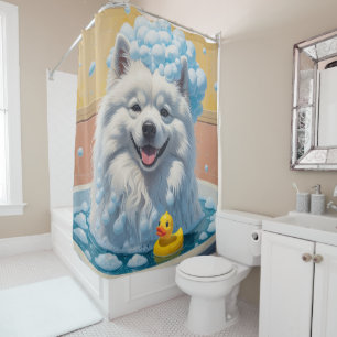 Samoyed Sloppy Sleepy Cute Funny