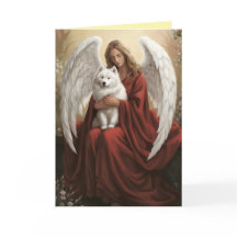  Samoyed Sympathy Card