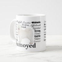 Samoyed Traits Jumbo Mug