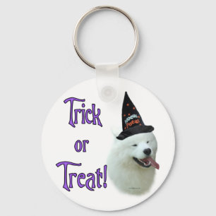 Samoyed Trick Keychain