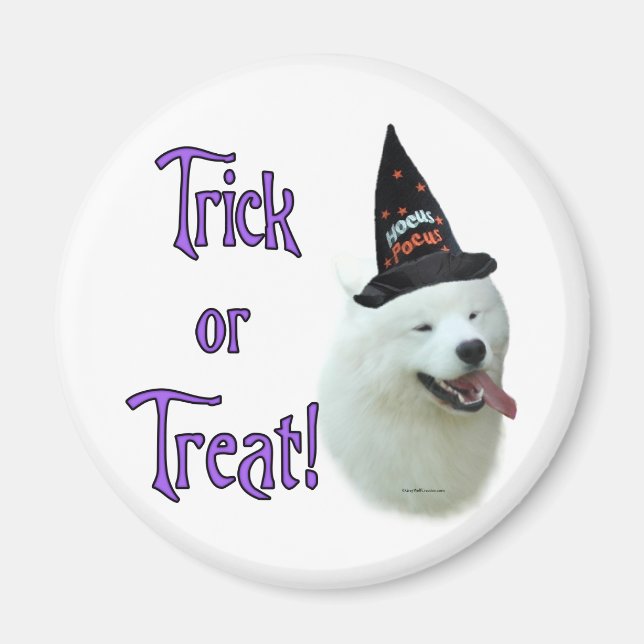 Samoyed Trick Magnet (Front)