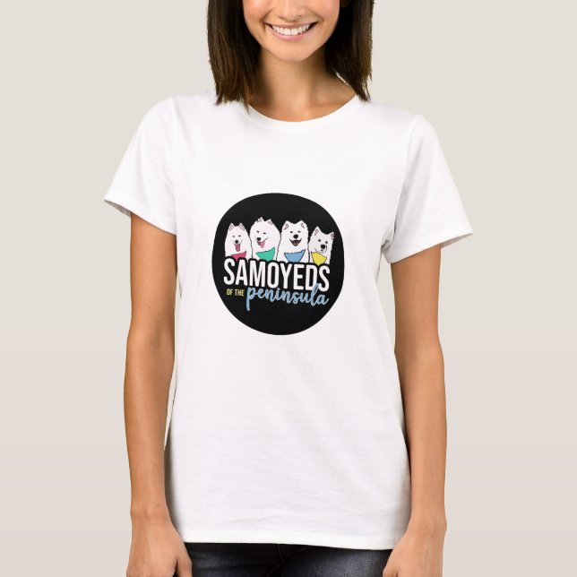 Samoyeds of the peninsula logo T-Shirt (Front)
