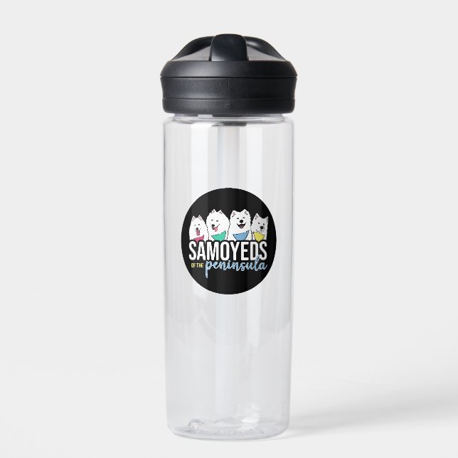 Samoyeds of the Peninsula logo  Water Bottle (Front)