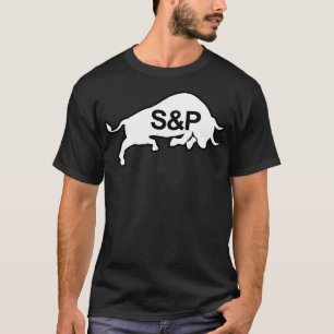 SampampP Bull Black ampamp White T-Shirt