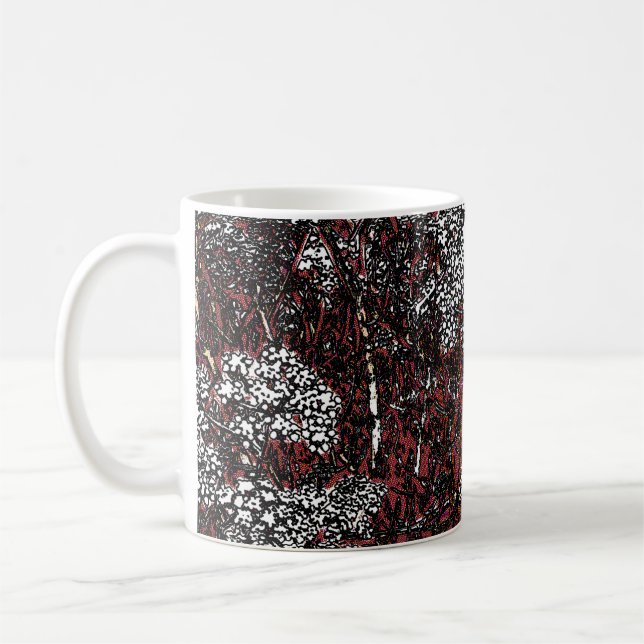 Samphire abstract design coffee mug (Left)