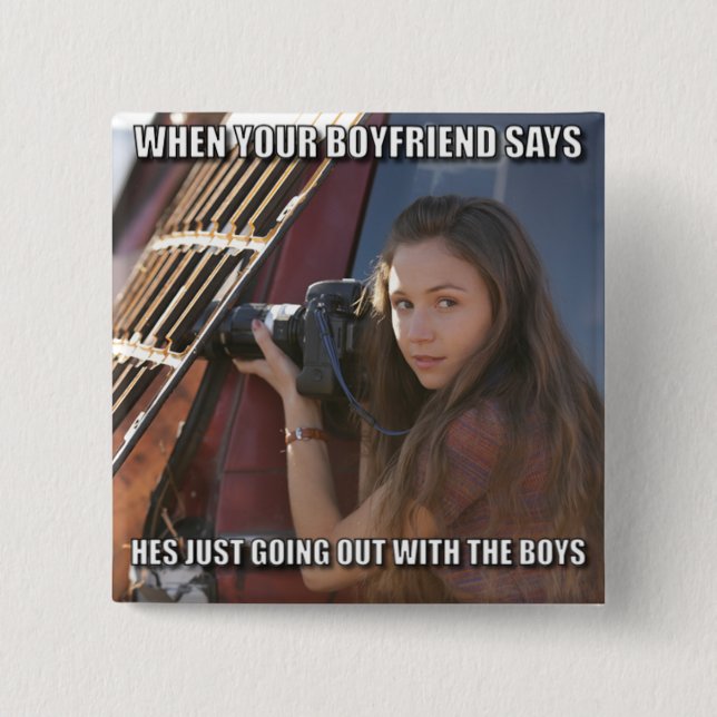 Sample 2 Inch Square Button (Front)