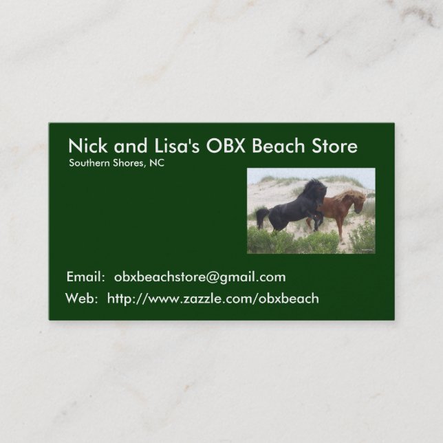 Sample Business Card (Front)
