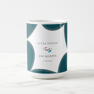 Sample Forest Green Wedding Favour Mug