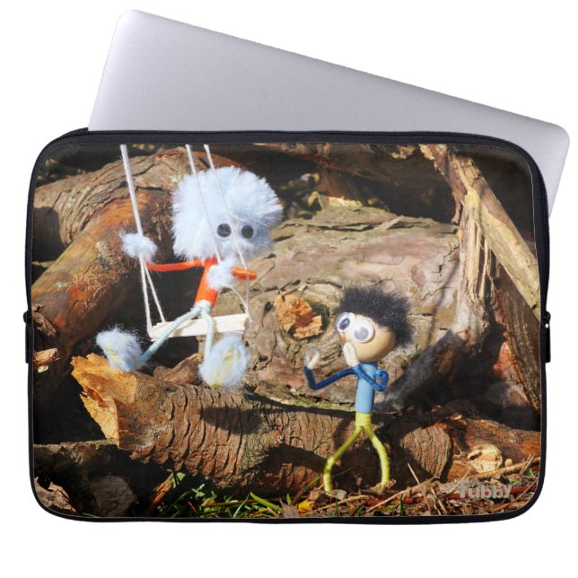 Sample Fubby on rocking. Laptop Sleeve (Front)