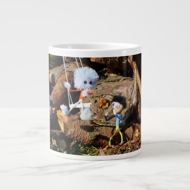 Sample Fubby on rocking. Large Coffee Mug (Front)