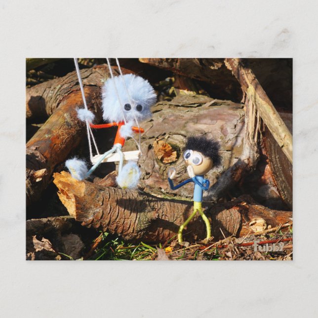 Sample Fubby on rocking. Postcard (Front)