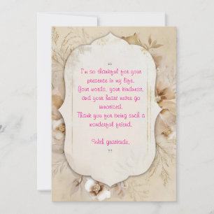 sample message of gratitude invitation