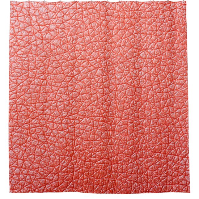 Sample of orange leather upholstery textureabstrac (Front)