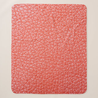Sample of orange leather upholstery textureabstrac sherpa blanket
