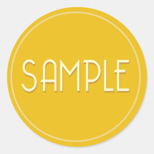 SAMPLE sticker for products