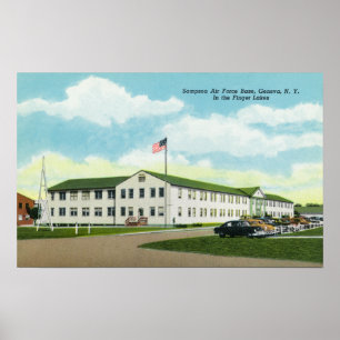 Sampson Air Force Base Building Poster