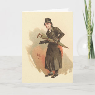 Sampson Brass, Kyd, Dickens The Old Curiosity Shop Card