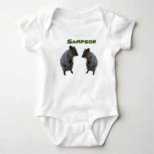 Sampson Nom Avec Quokkas Australiens, Body Bébé