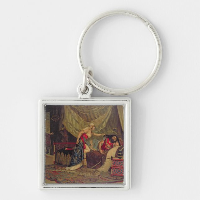 Samson and Delilah 2 Keychain (Front)