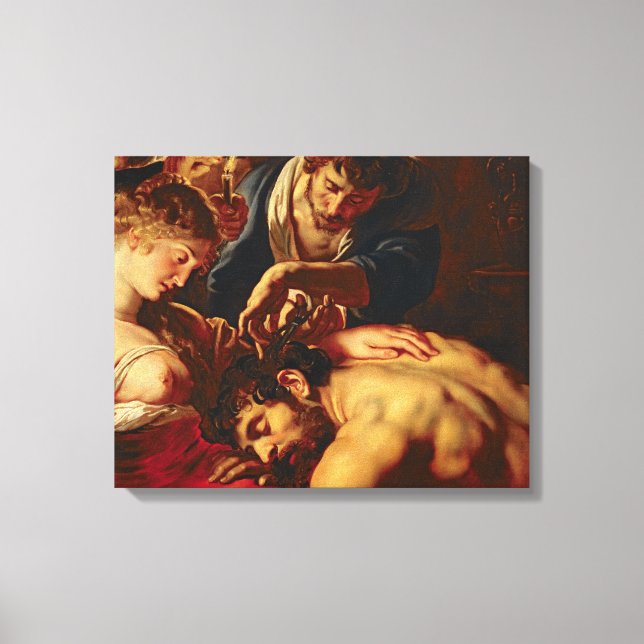 Samson and Delilah, c.1609 Canvas Print (Front)