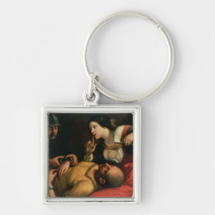 Samson and Delilah Keychain