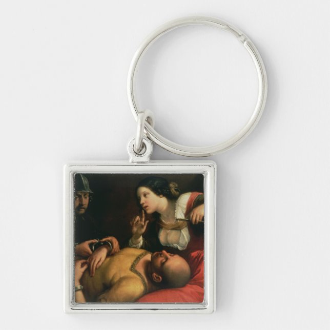 Samson and Delilah Keychain (Front)