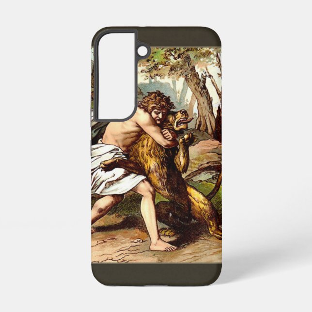 Samson And The Lion Samsung Galaxy S22 Case (Back)