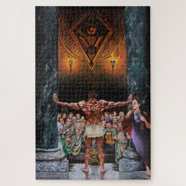 Samson & Delilah Jigsaw Puzzle (Vertical)