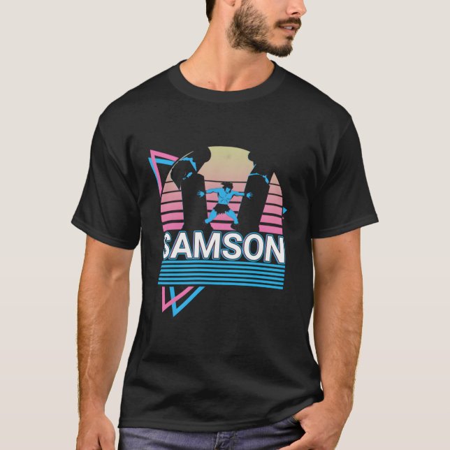 Samson Israelite Warrior Ancient Israelites T-Shirt (Front)