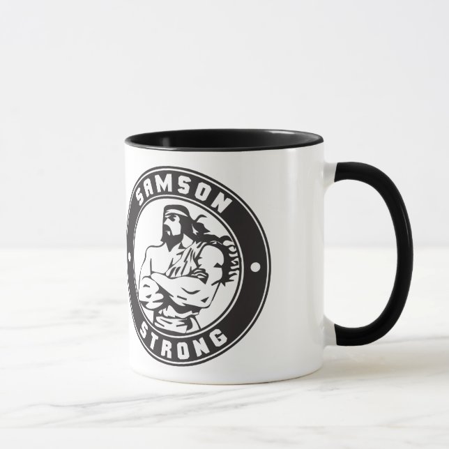 Samson Strong - Bodybuilding Crest Mug (Right)
