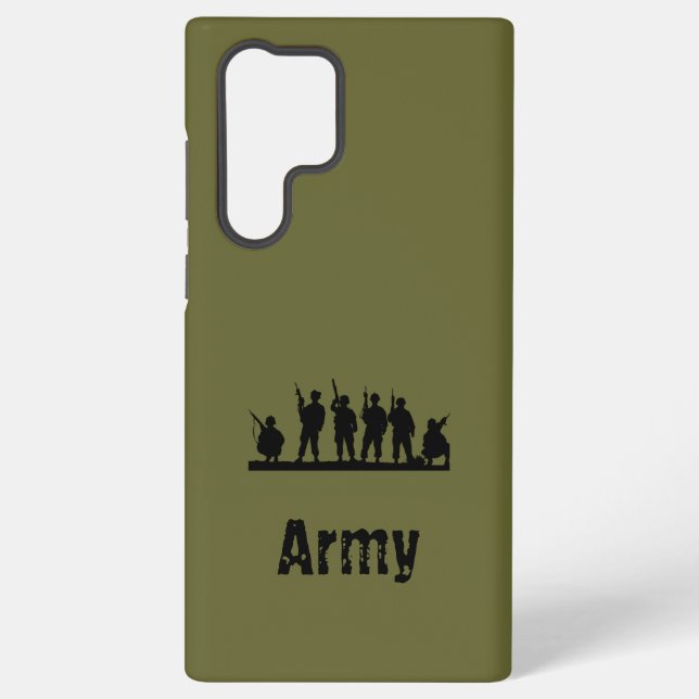 Samsung a 24 cases for Army draught  | Emerald Gre (Back)