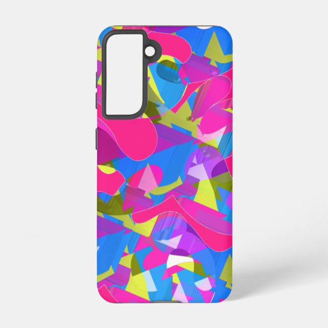 Samsung android cover with abstract design (Back)